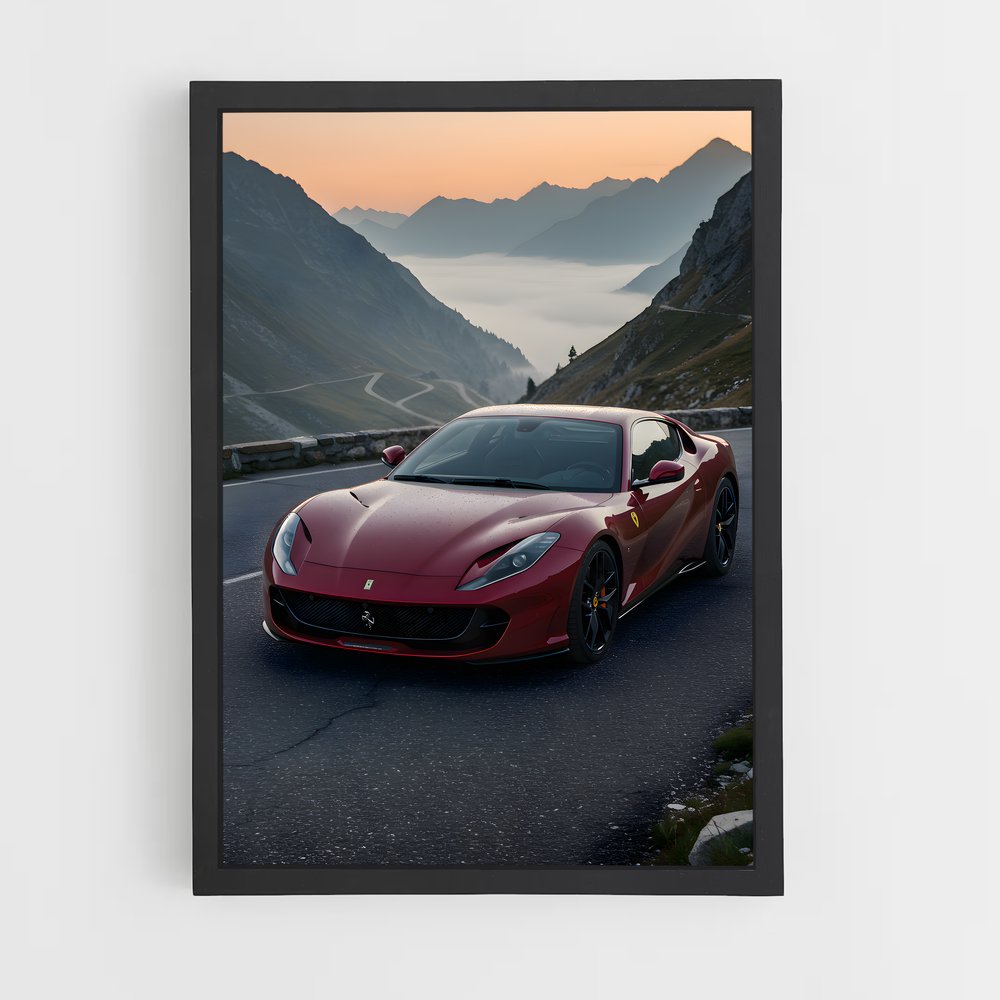 Poster Montée en Puissance – affiche Ferrari (vue 2)